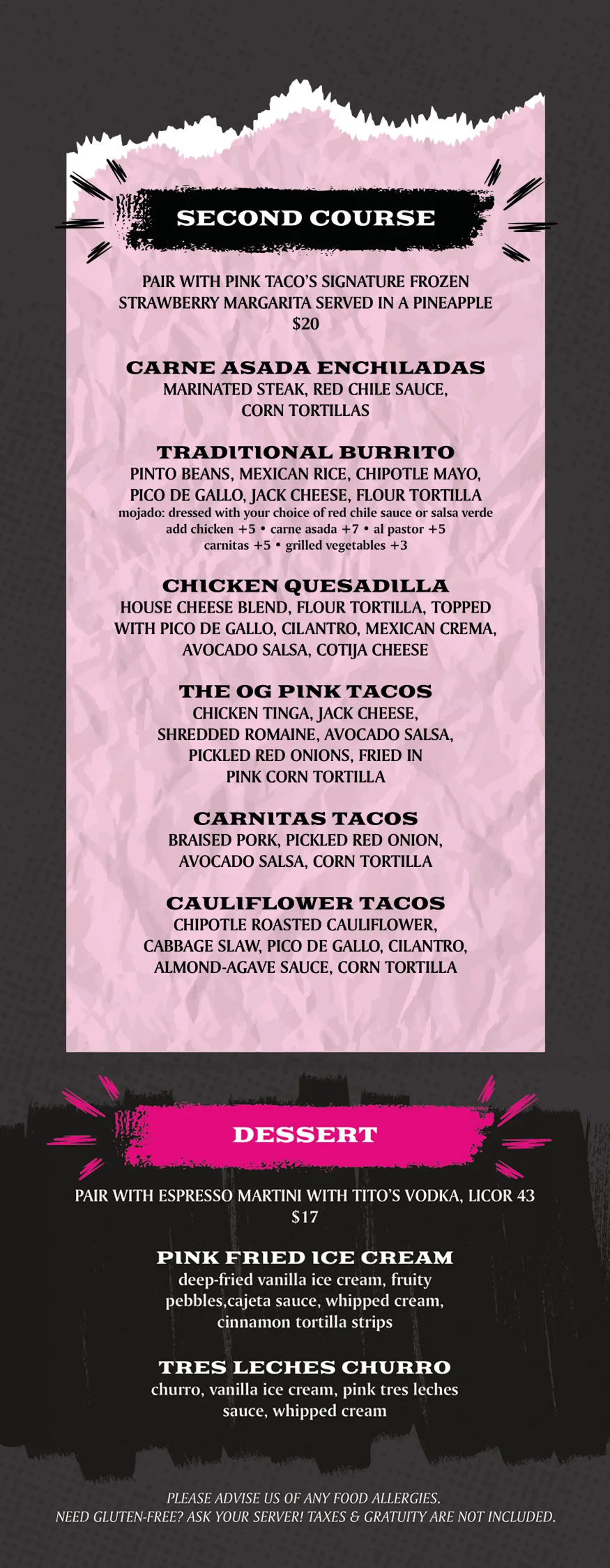 Lunch Menu