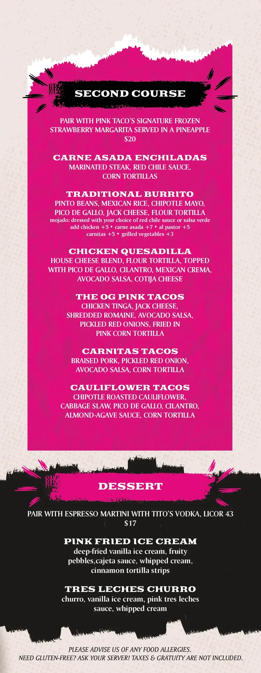 Lunch Menu