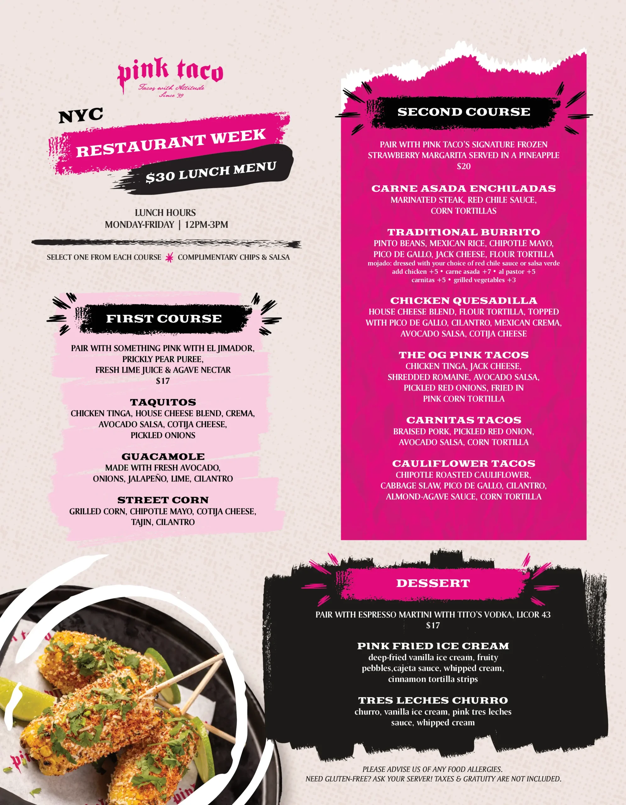 Lunch Menu
